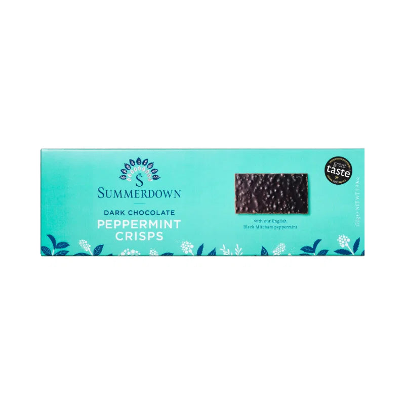 Summerdown - Dark Chocolate Peppermint Crisps 170g
