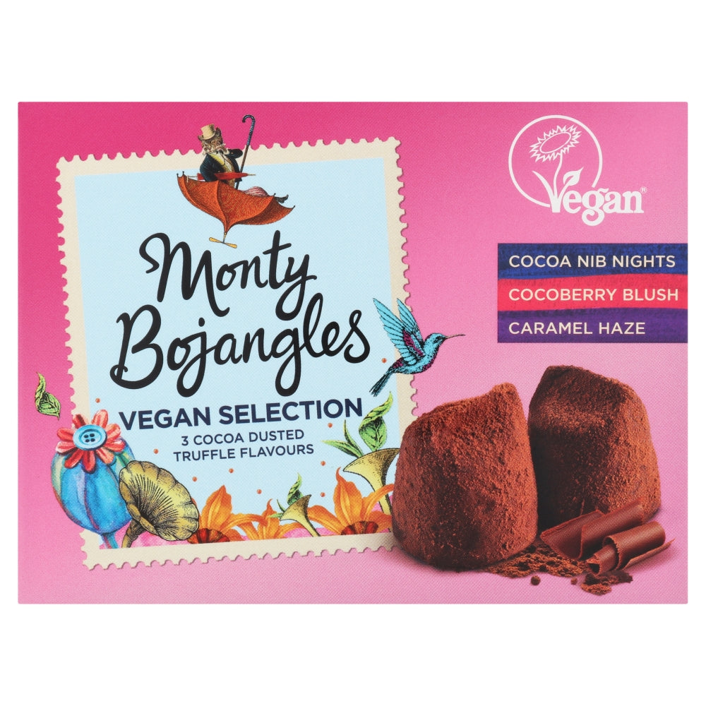 Monty Bojangles - Cocoa Dusted Vegan Truffles Selection Gift Box