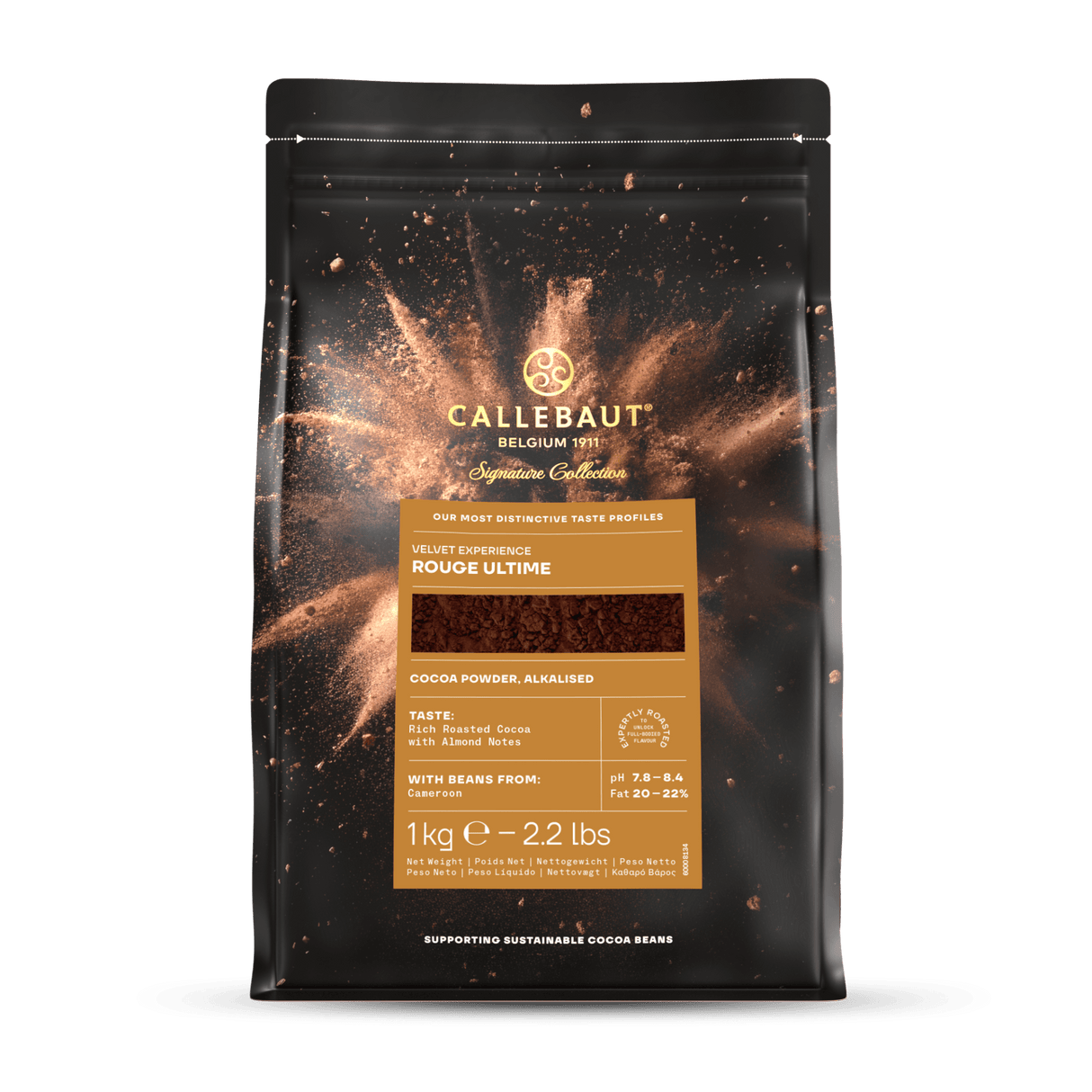 Callebaut Velvet Rouge Ultime Cocoa Powder Alkalized 1kg