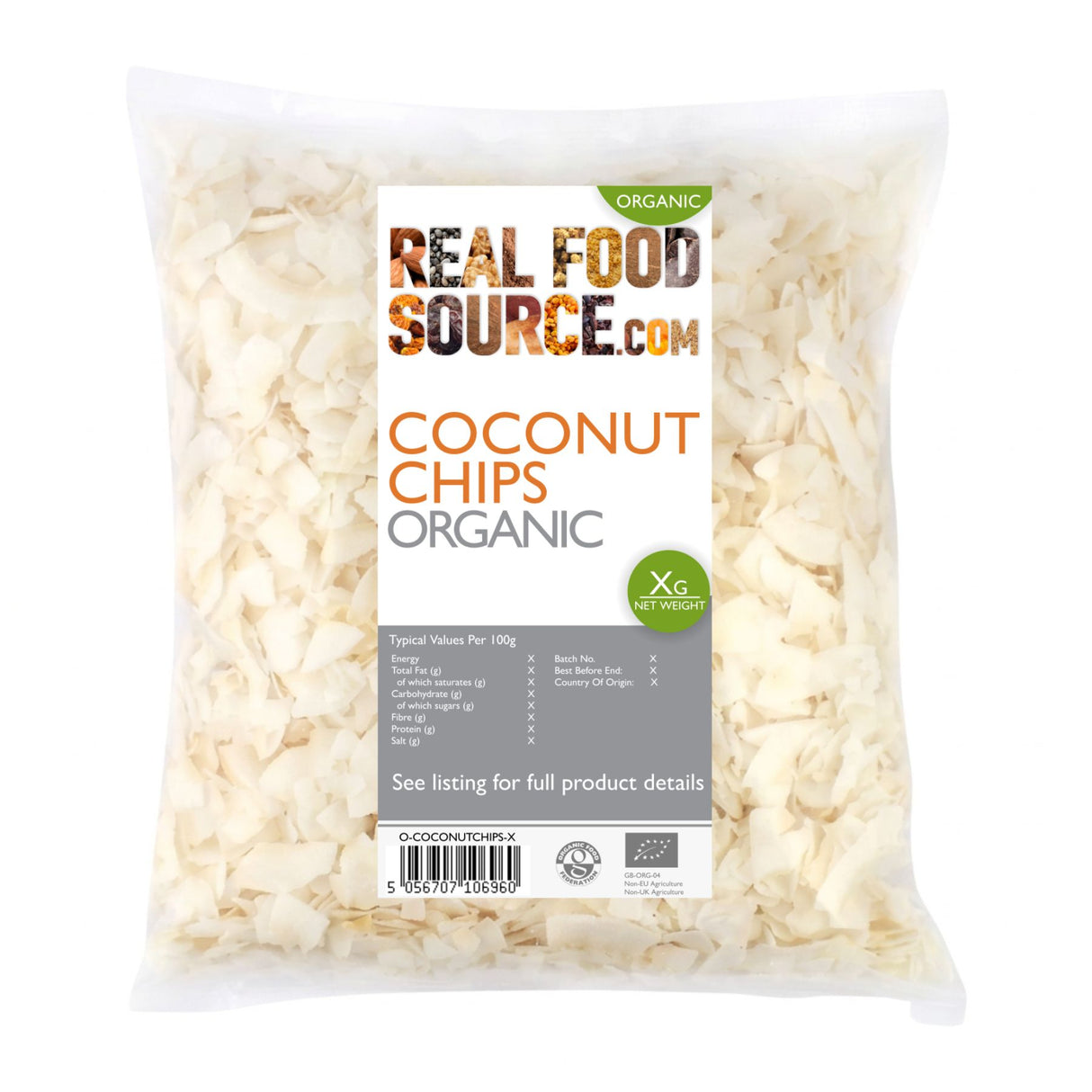 Coconut Chips, Organic