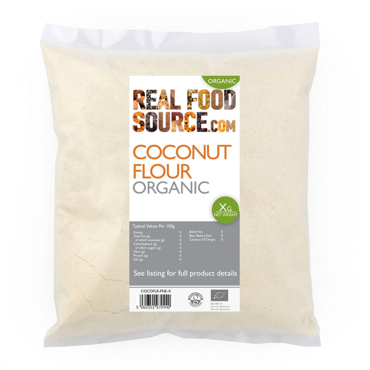 Coconut Flour, Organic