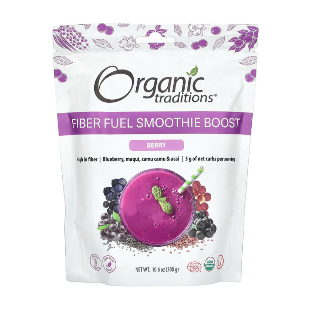 Organic Traditions - Organic Fibre Fuel Smoothie Boost Berry