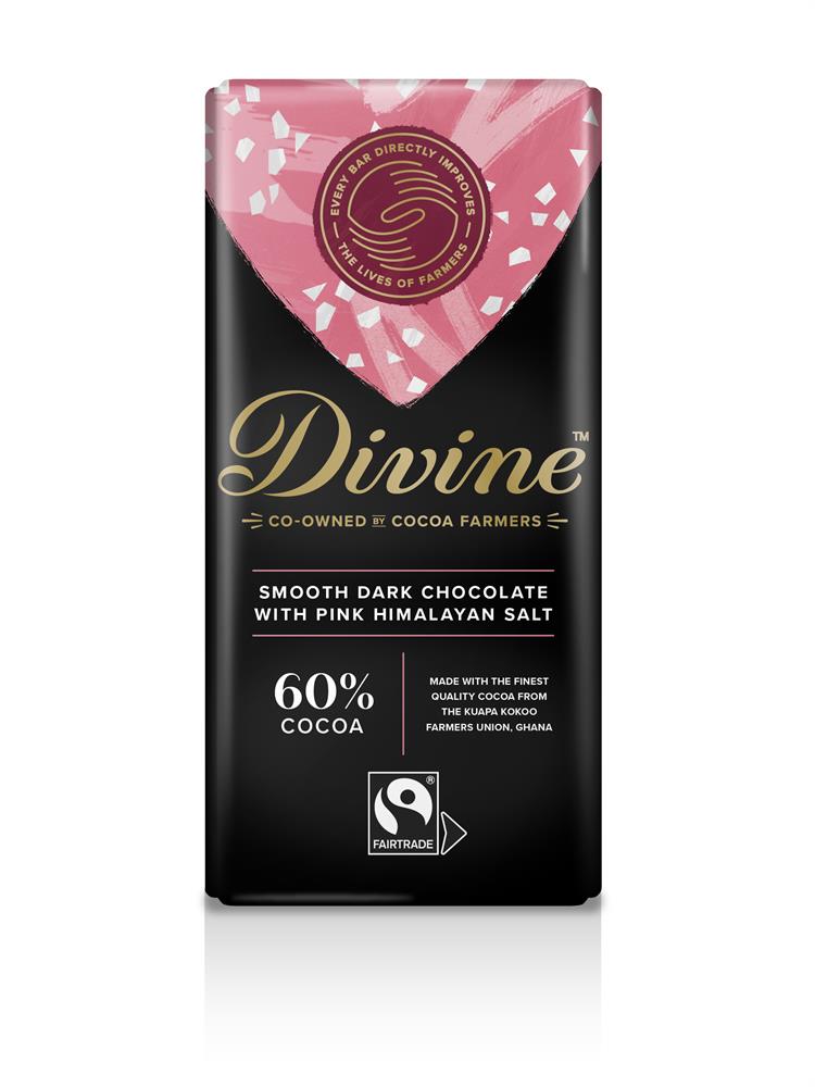 Divine - 60% Dark Chocolate with Pink Himalayan Salt