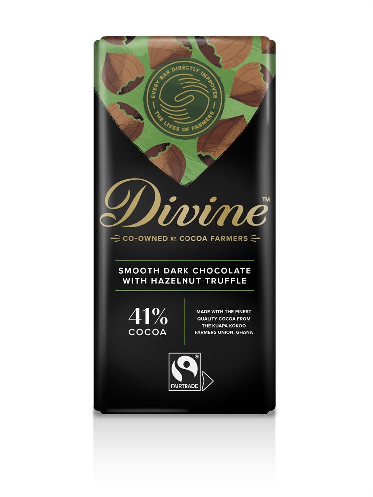 Divine - Dark Chocolate with Hazelnut Truffle