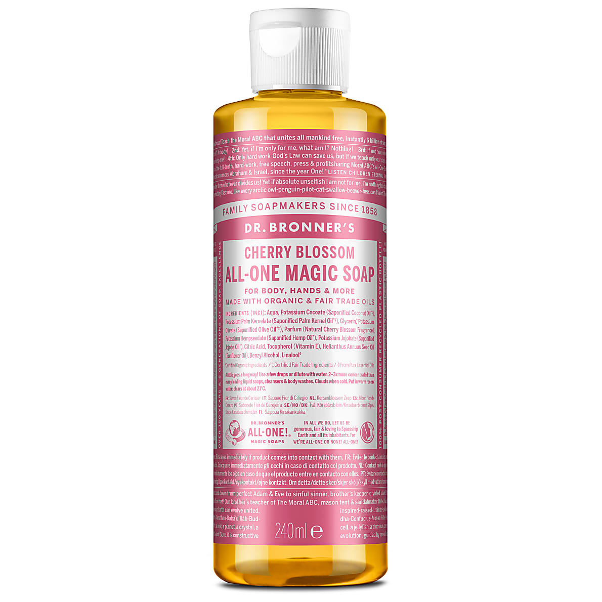 Dr Bronner's Organic Cherry Blossom All-One Magic Soap