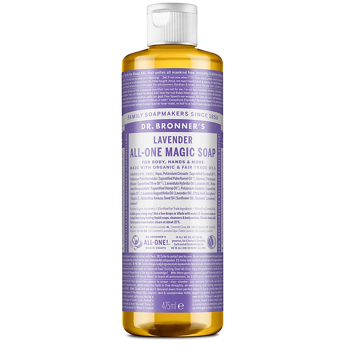 Dr Bronner's Organic Lavender All-One Magic Soap