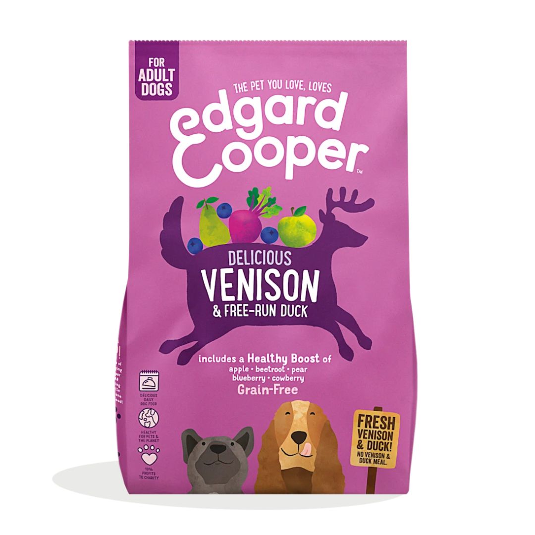 Edgard Cooper Dry Dog Food Fresh Venison & Free-Run Duck
