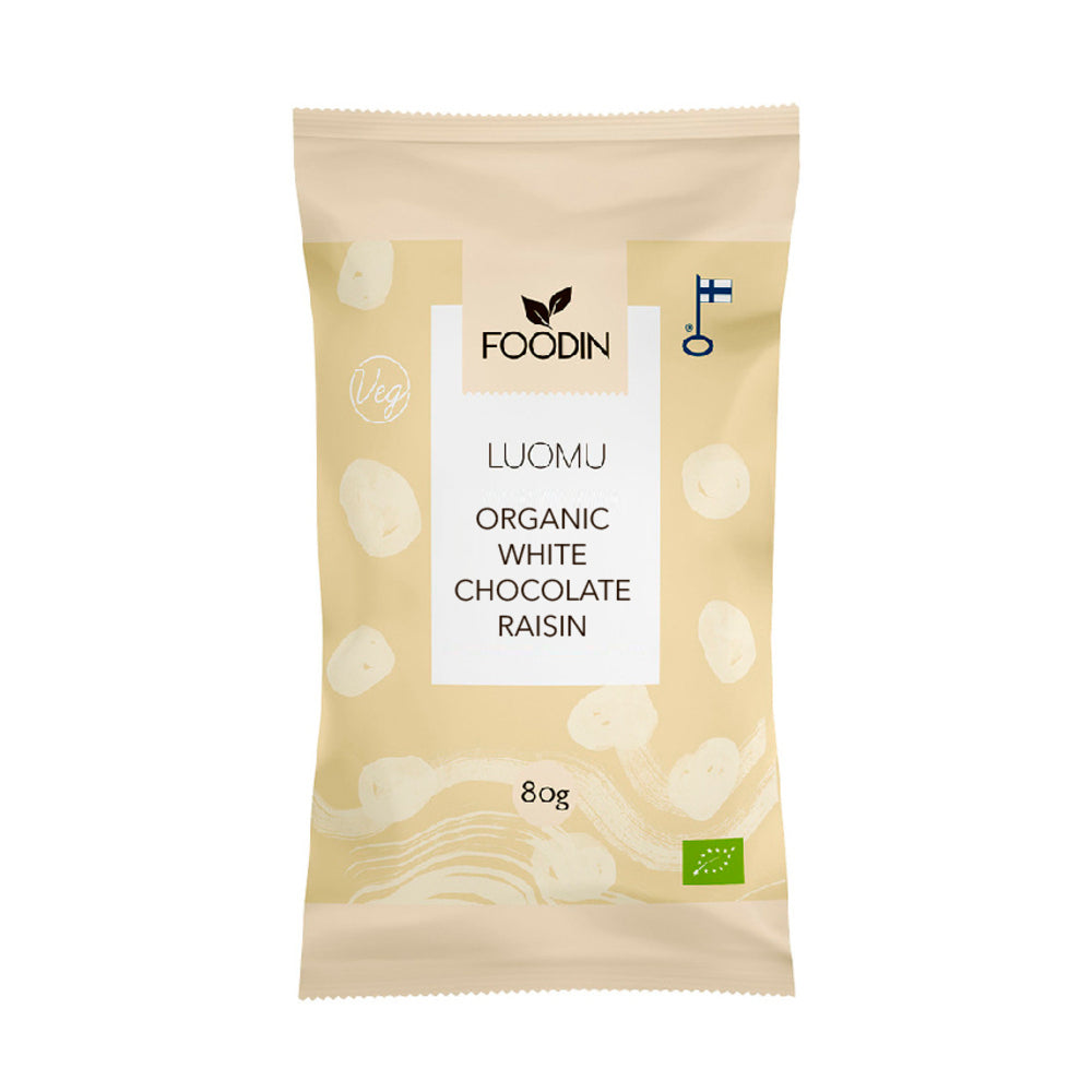 Foodin Organic Raw White Chocolate Raisins