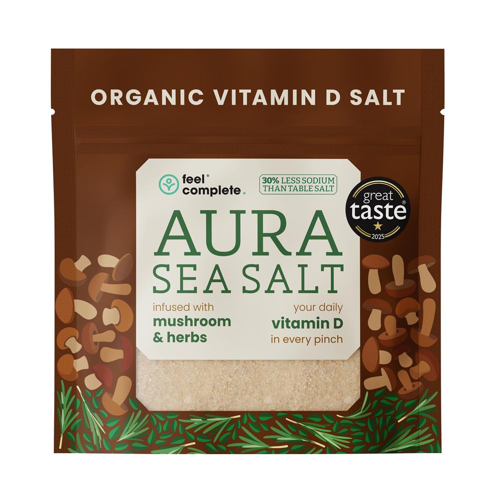 Feel Complete - Aura Sea Salt - Organic Mushroom & Herbs Vitamin D Celtic 80g