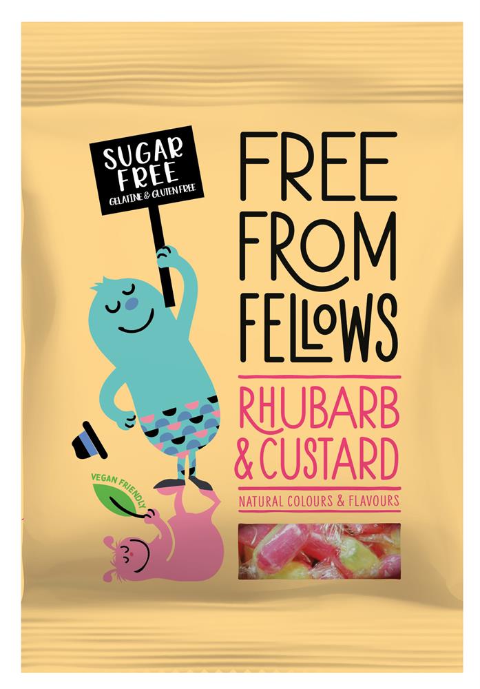 Free From Fellows - Rhubarb and Custard 140g (2x70g)