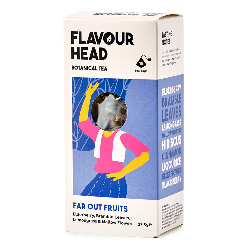 Flavour Head Botanical Infusions Far Out Fruits Tea Bags