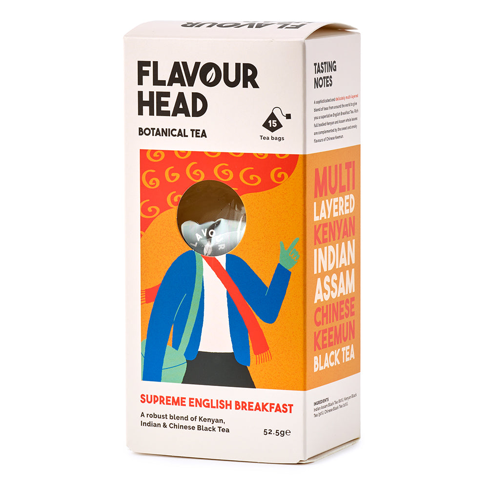 Flavour Head Botanical Tea Supreme English Breakfast Tea Bags