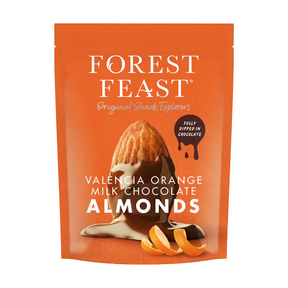 Forest Feast Valencia Orange Milk Chocolate Almonds