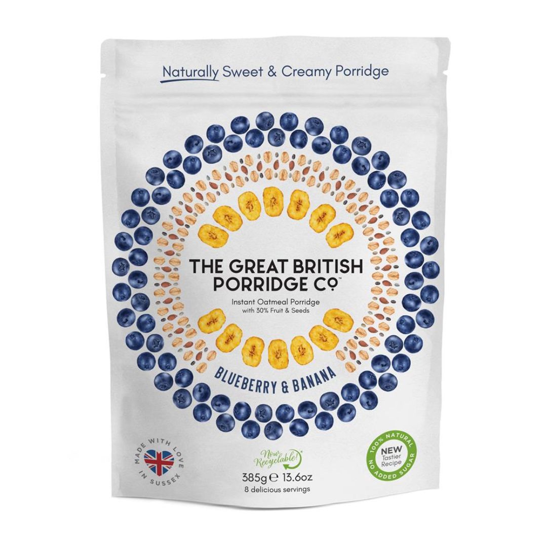 The Great British Porridge Co. Blueberry & Banana Porridge