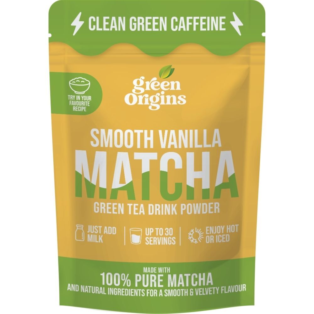 Green Origins - Smooth Vanilla Matcha Green Tea Drink Powder 75g