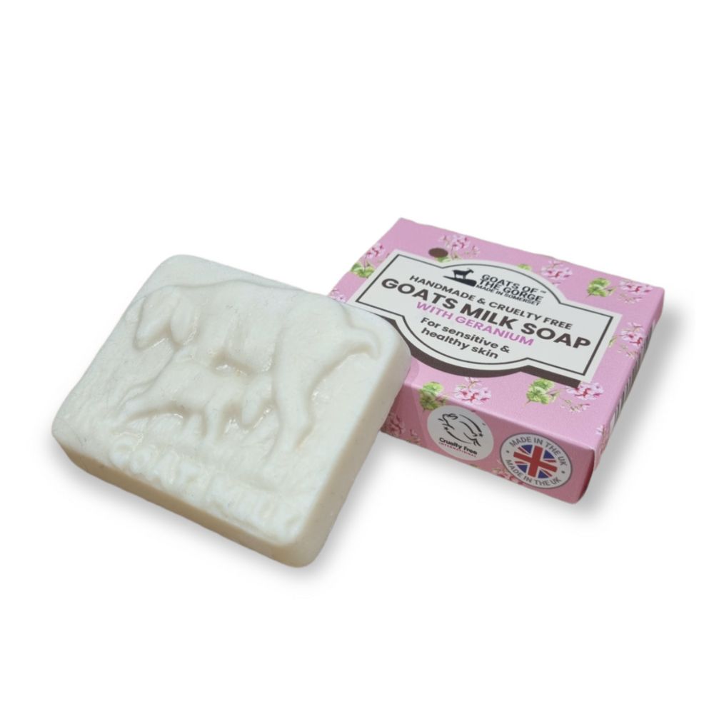 Goats of the Gorge - Goats Milk Soap Bar 90g - Geranium