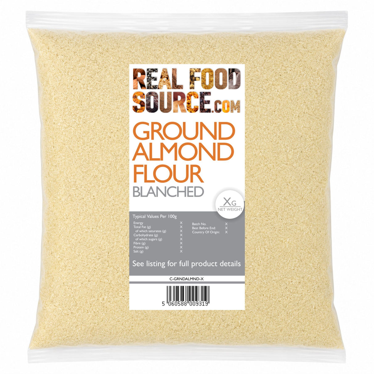 Ground Almond Flour, Blanched