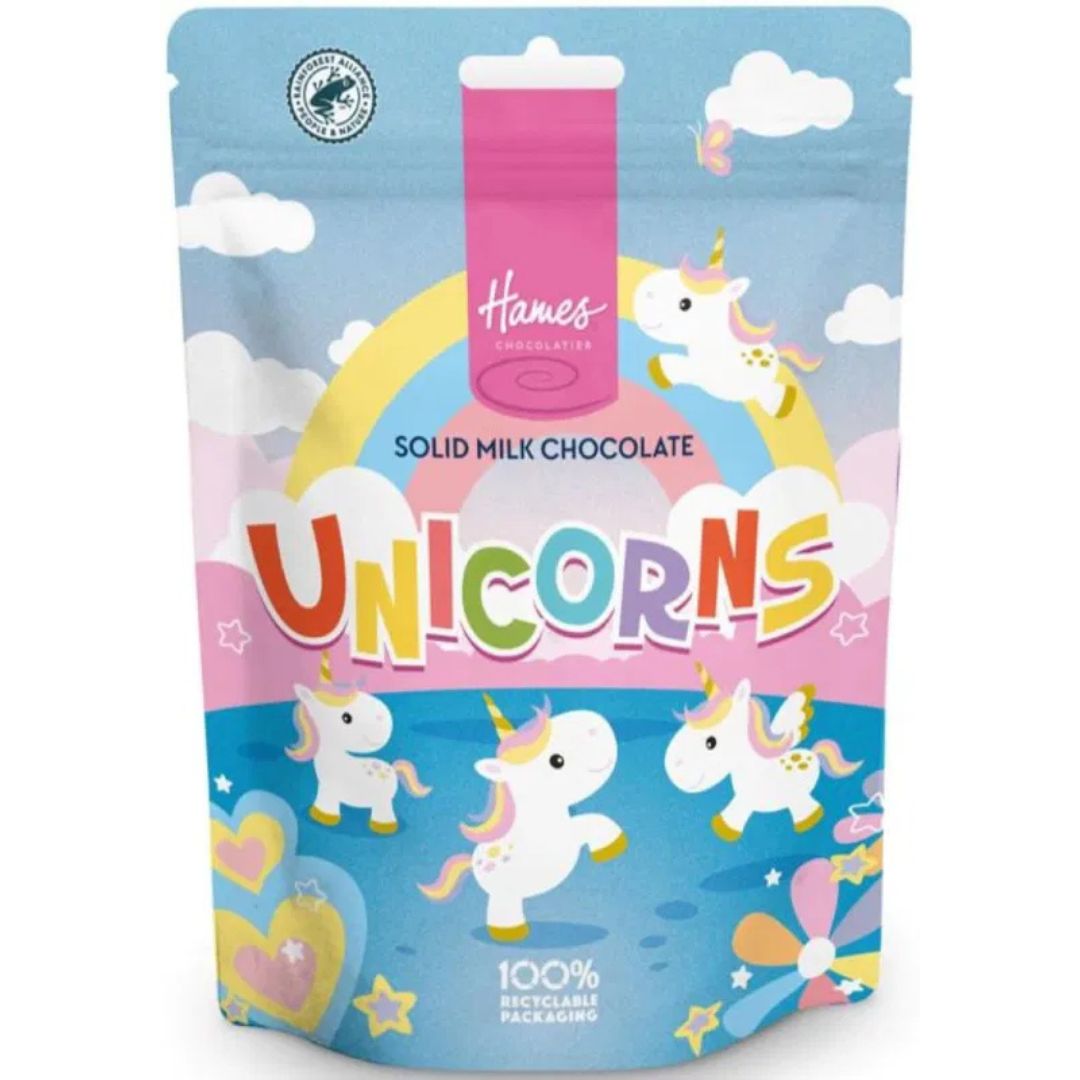 Hames Chocolate - Milk Chocolate Unicorns 100g