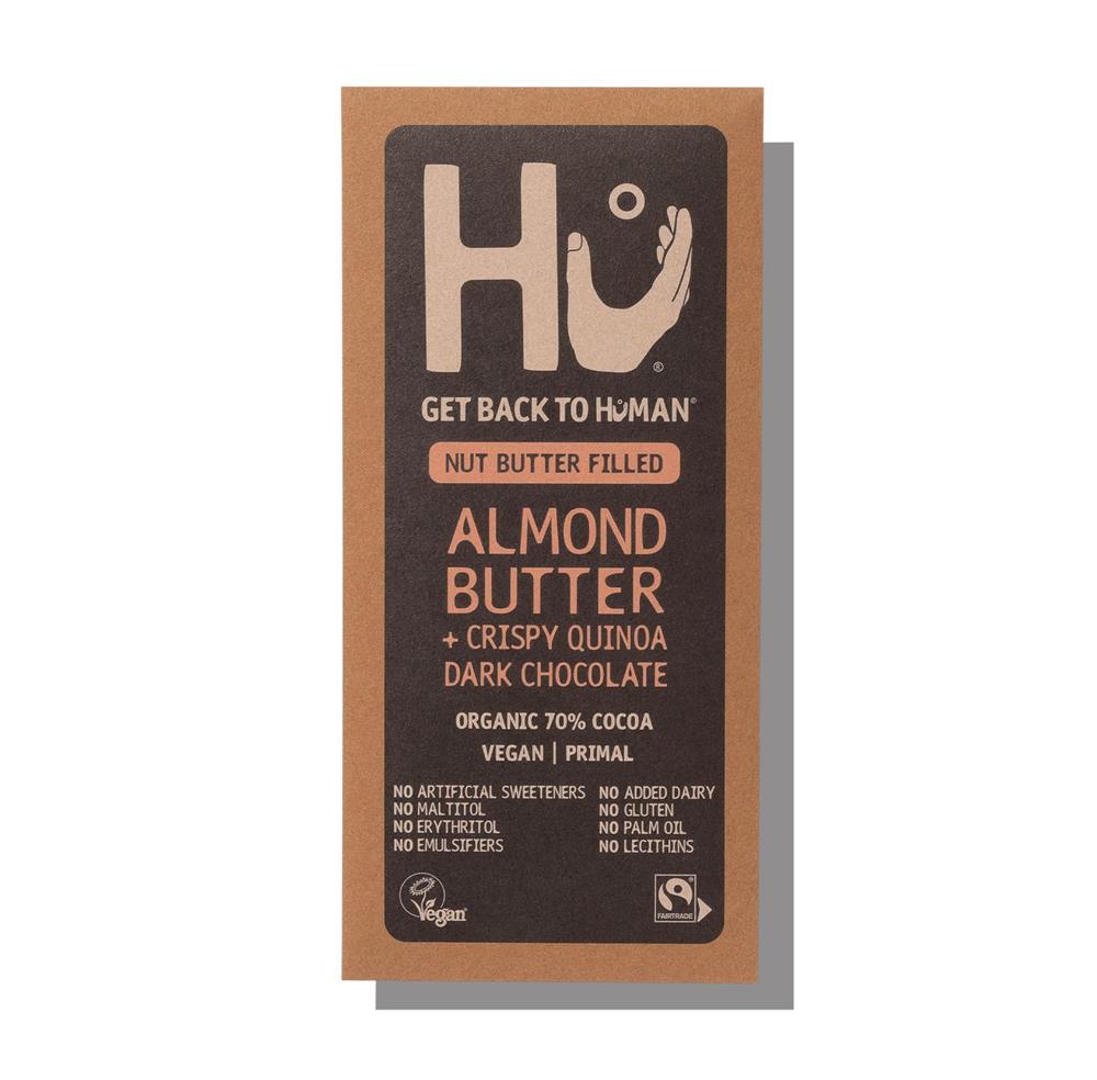 Hu Almond Butter & Crispy Quinoa Dark Chocolate Bar