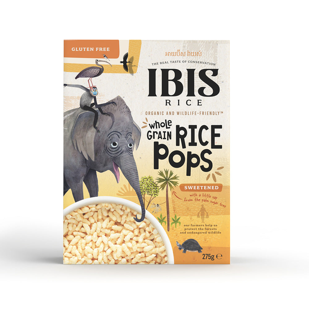 Ibis Organic Wholegrain Rice Pops Sweetened