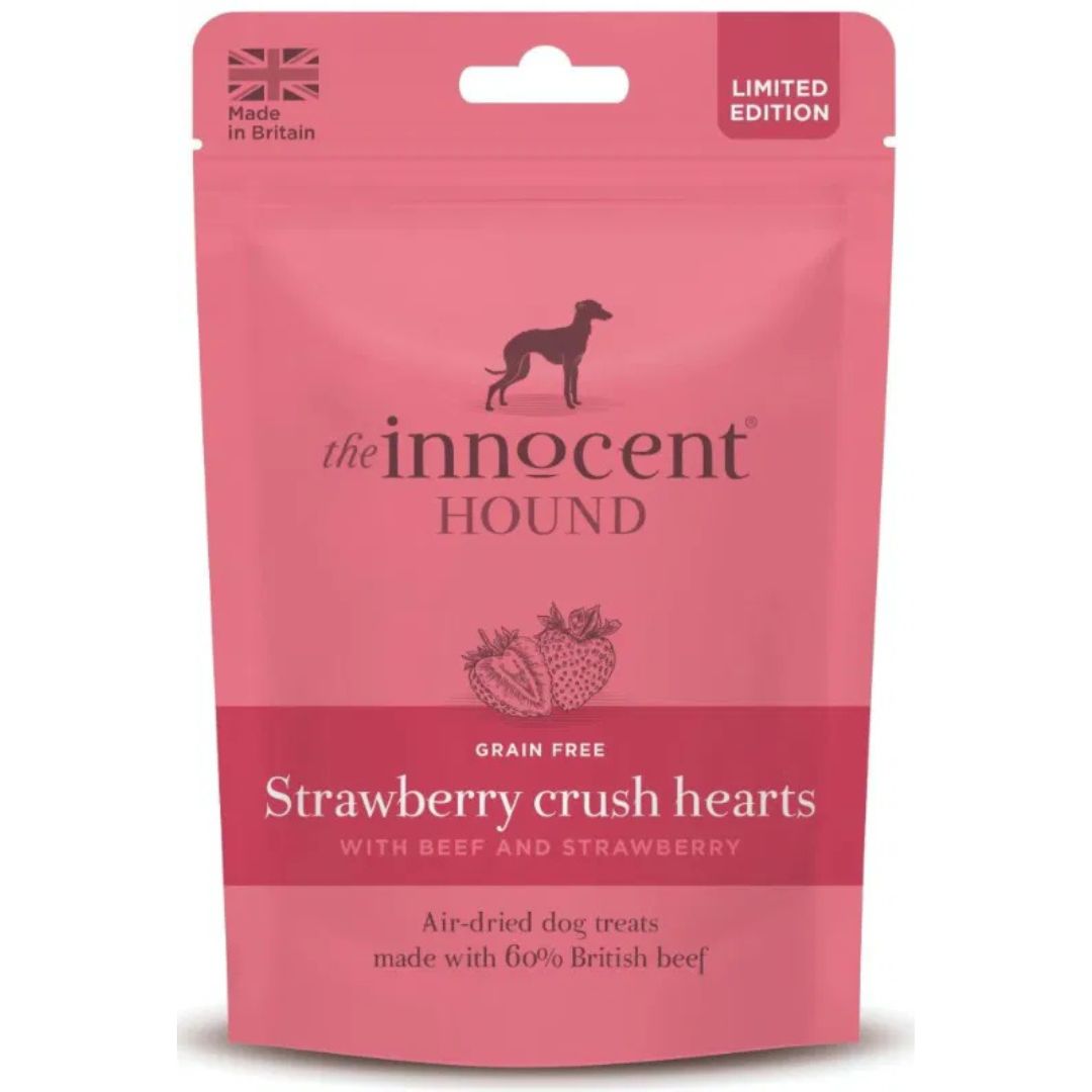 The Innocent Hound - Strawberry Crush Hearts 70g