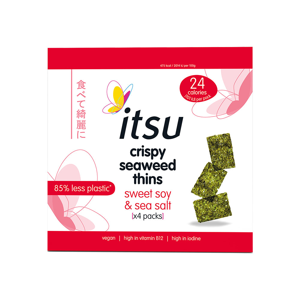 Itsu - Crispy Seaweed Thins Sweet Soy & Sea Salt Multipack