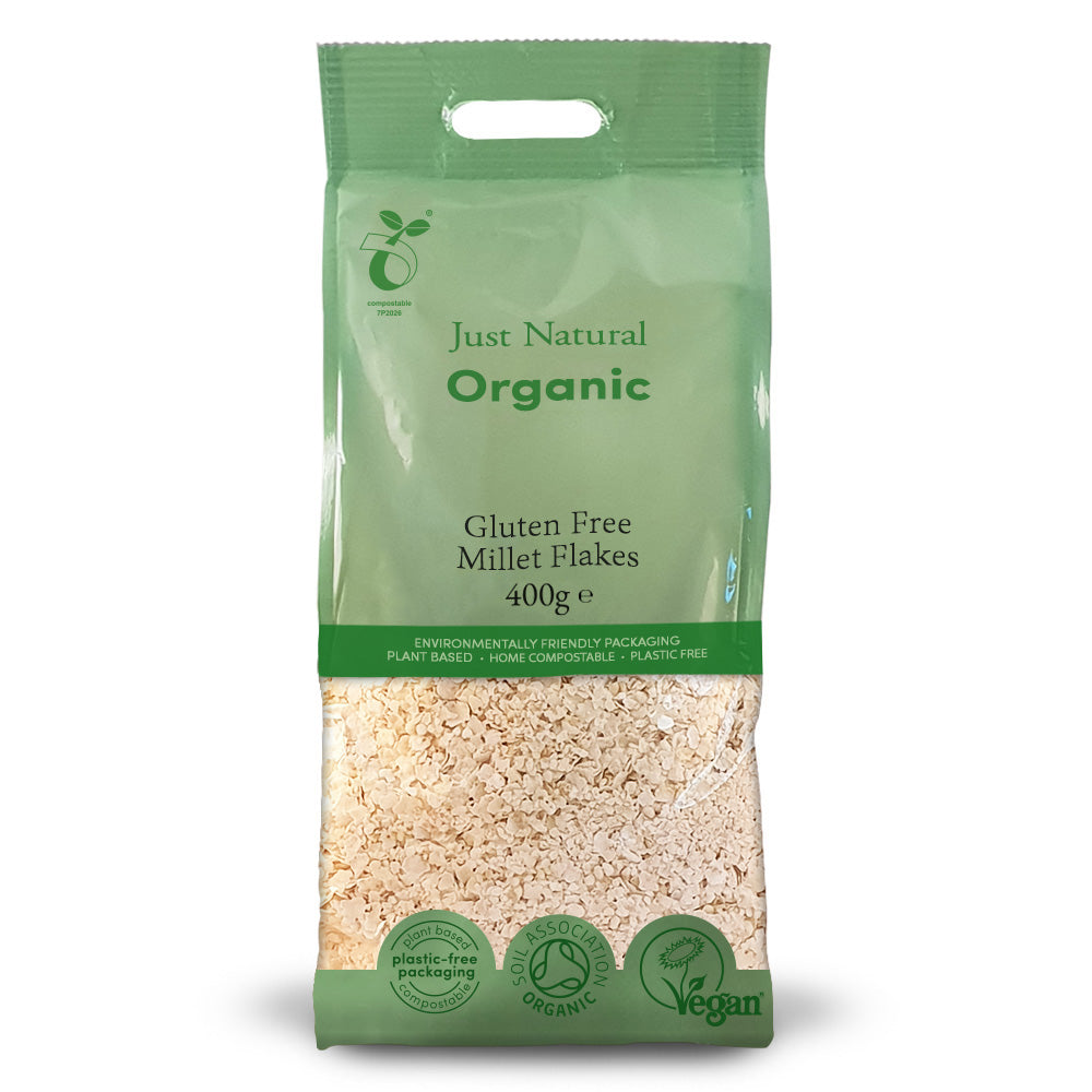 Just Natural - Organic Gluten Free Millet Flakes 400g