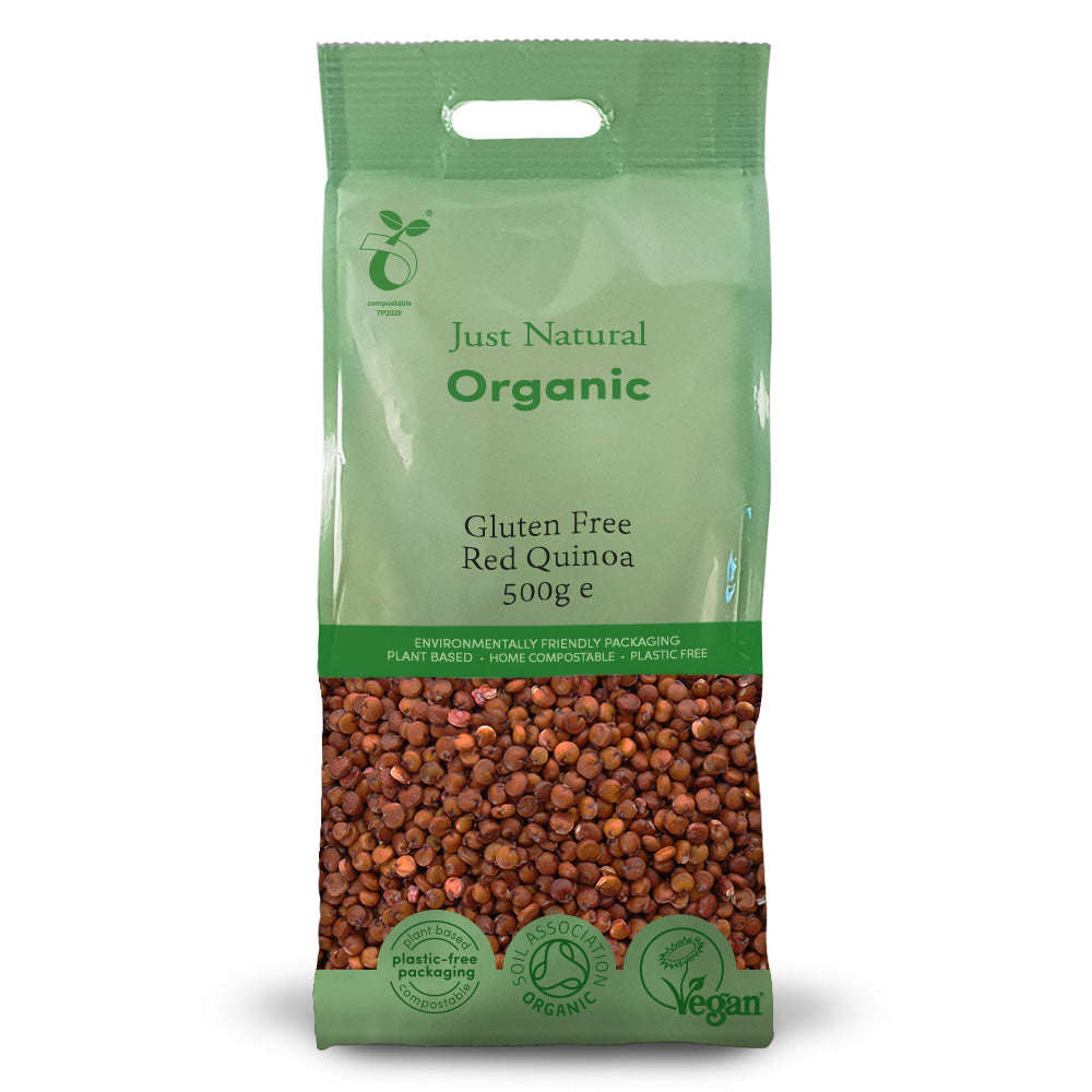 Just Natural - Organic Gluten Free Red Quinoa 500g