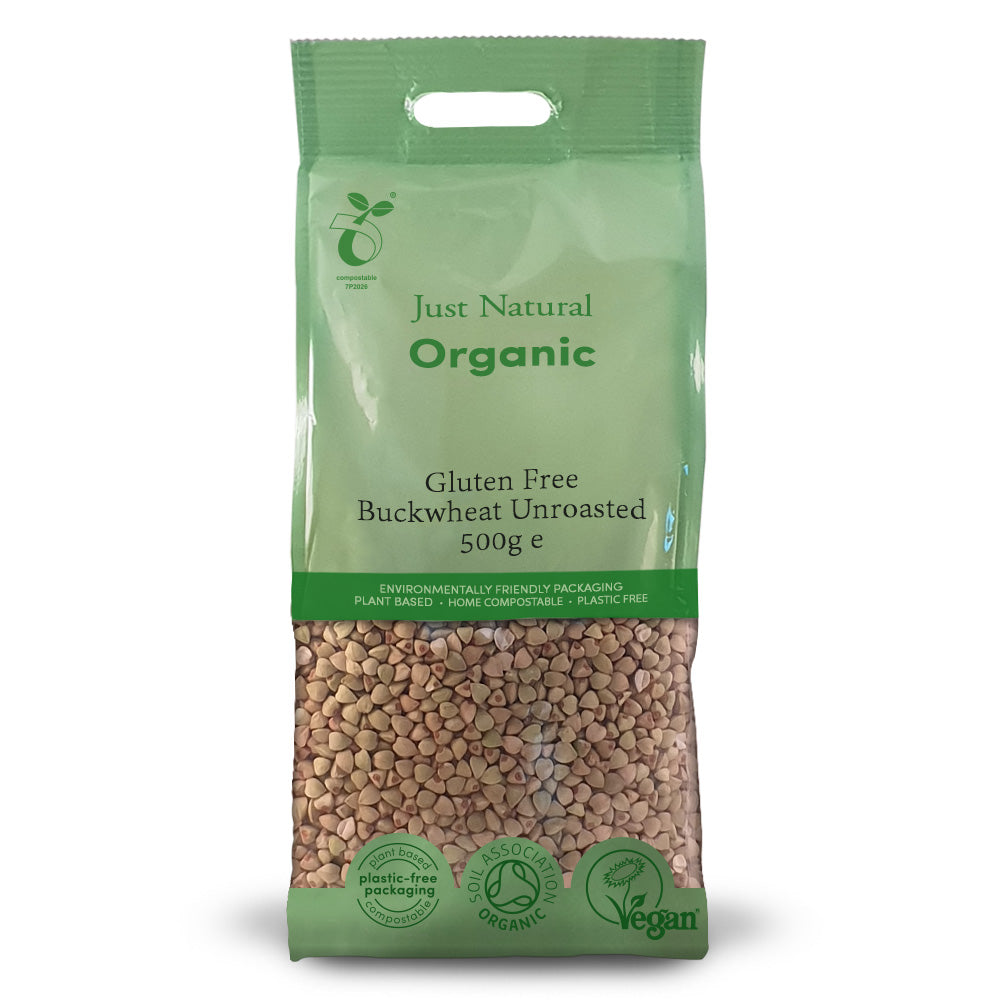 Just Natural - Organic Gluten Free Buckwheat Unroasted 500g