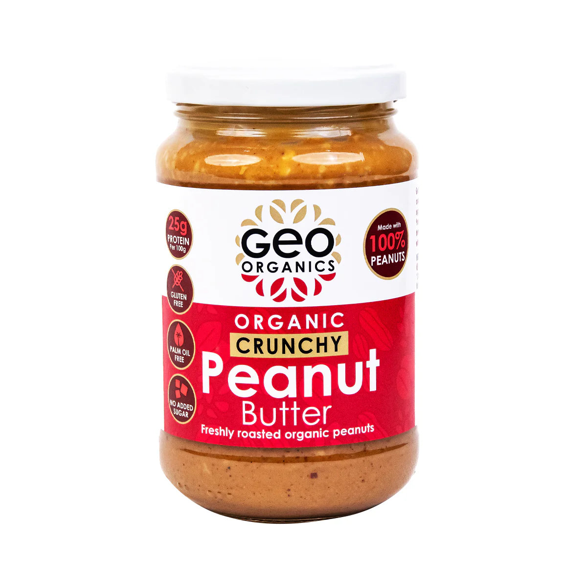 Geo Organics - 100% Organic Peanut Butter Crunchy