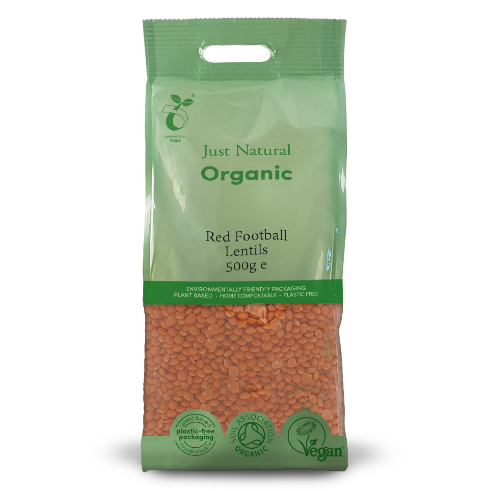 Just Natural - Organic Red Football Lentils
