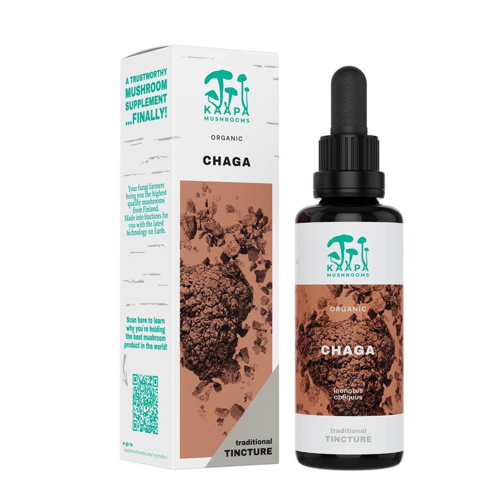 Kaapa Mushrooms Organic Chaga Mushroom Extract Tincture