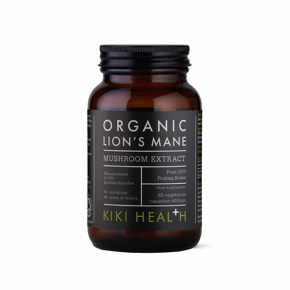 KIKI Health - Organic Lion's Mane Extract Mushroom 60 Vegicaps