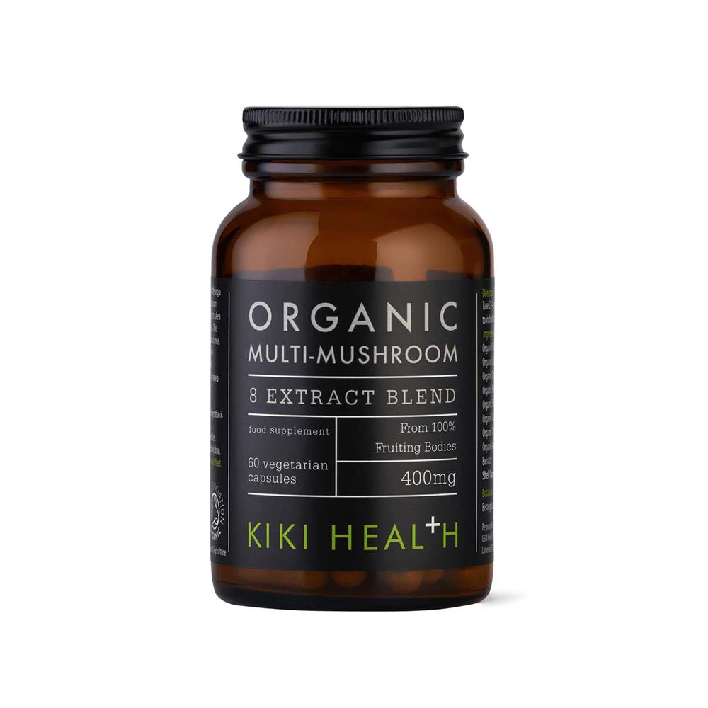 KIKI Health - Organic 8 Mushroom Extract Blend 60 Vegicaps