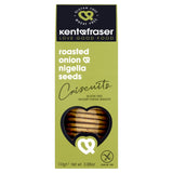 Kent & Fraser Gluten-Free Roasted Onion Nigella Seed Cheese Wafer