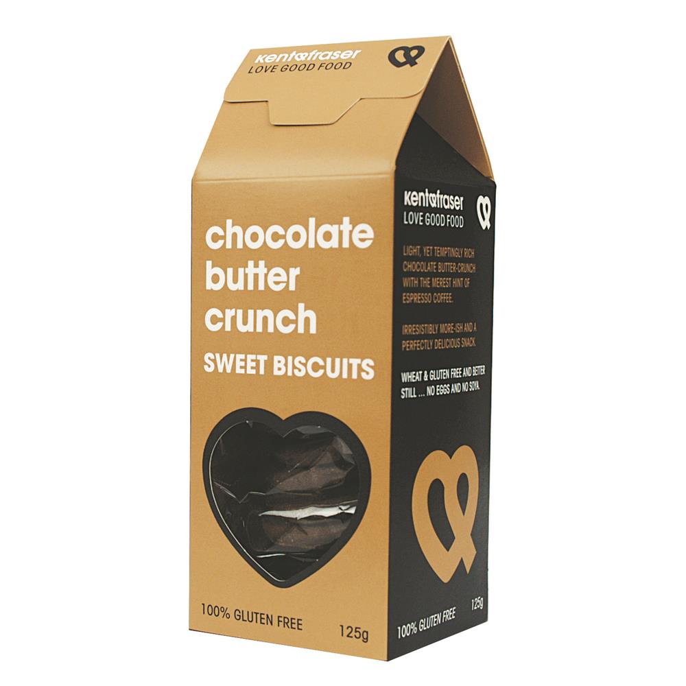 Kent & Fraser Gluten-Free Chocolate Butter-Crunch Biscuit with Dark Cocoa