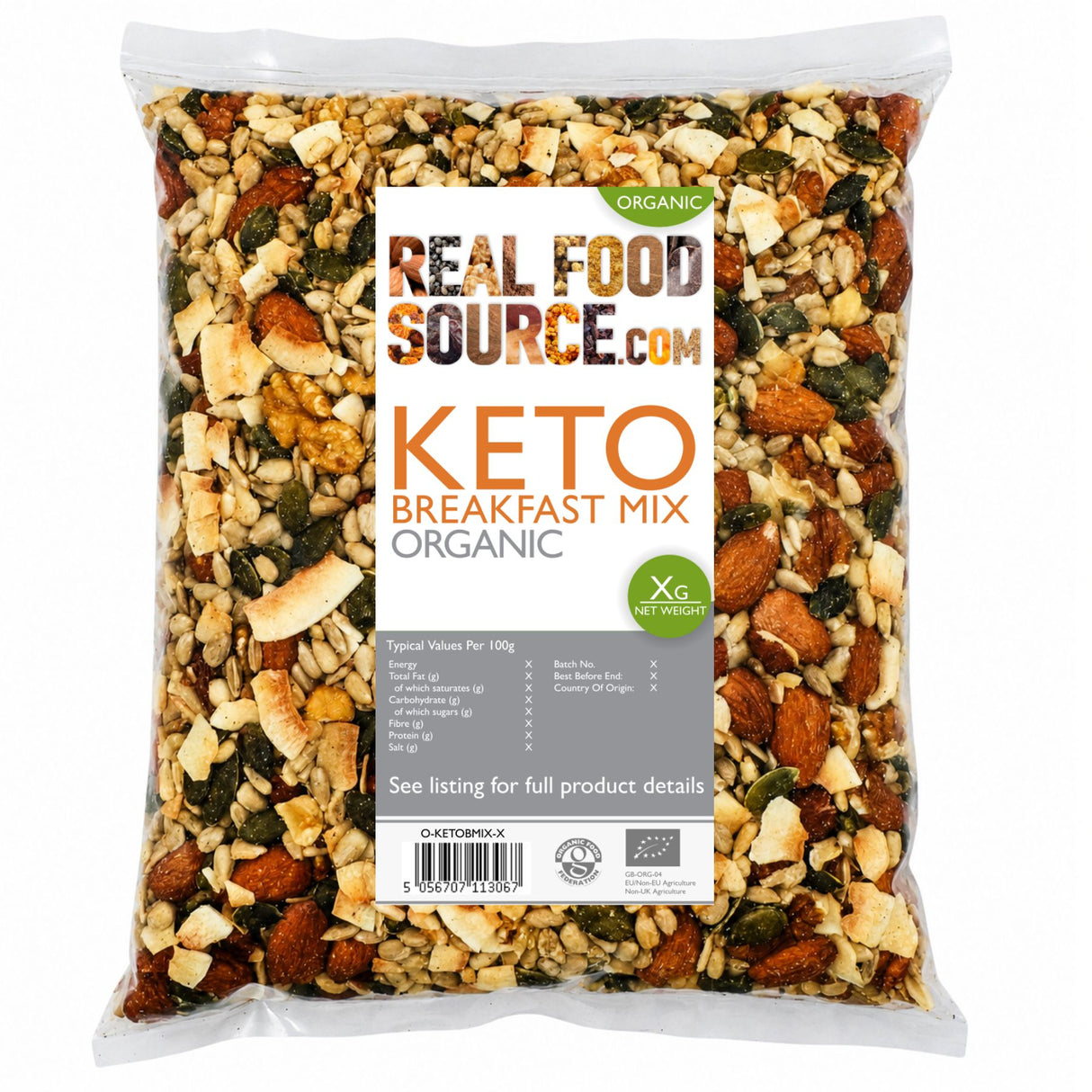 Keto Breakfast Mix, Organic