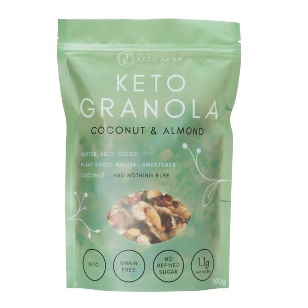 Keto Hana - Coconut & Almond (Original Butter) Keto Granola 300g