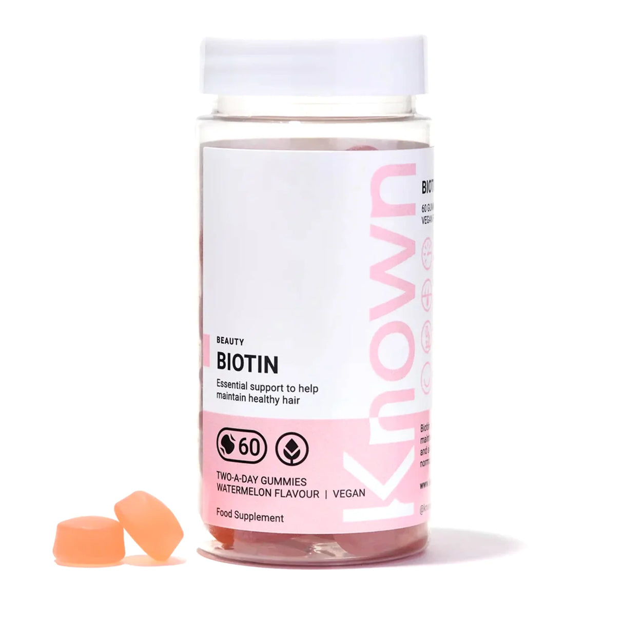 Known Biotin Vegan Gummy Supplements x 60