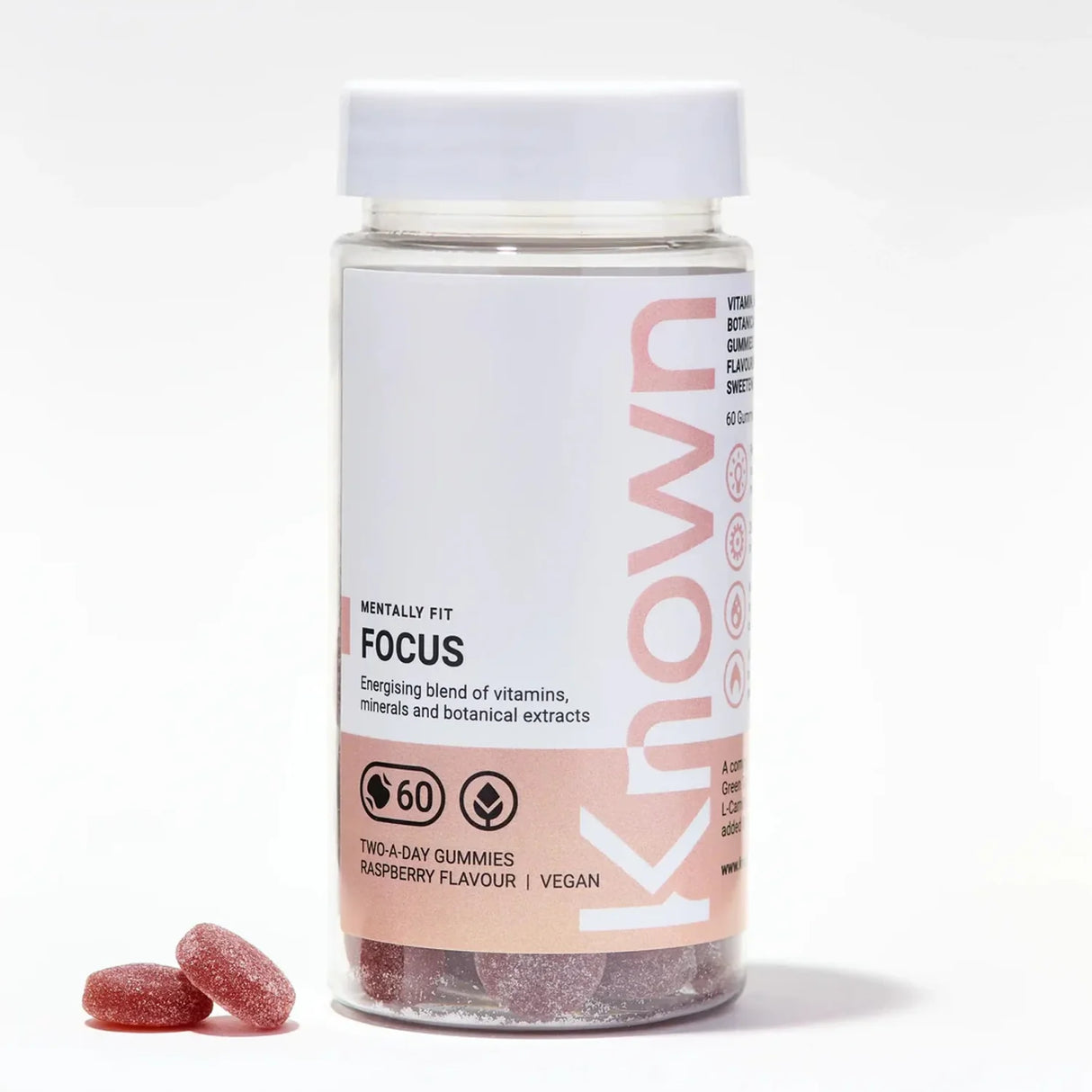 Known Focus Vegan Gummies x 60