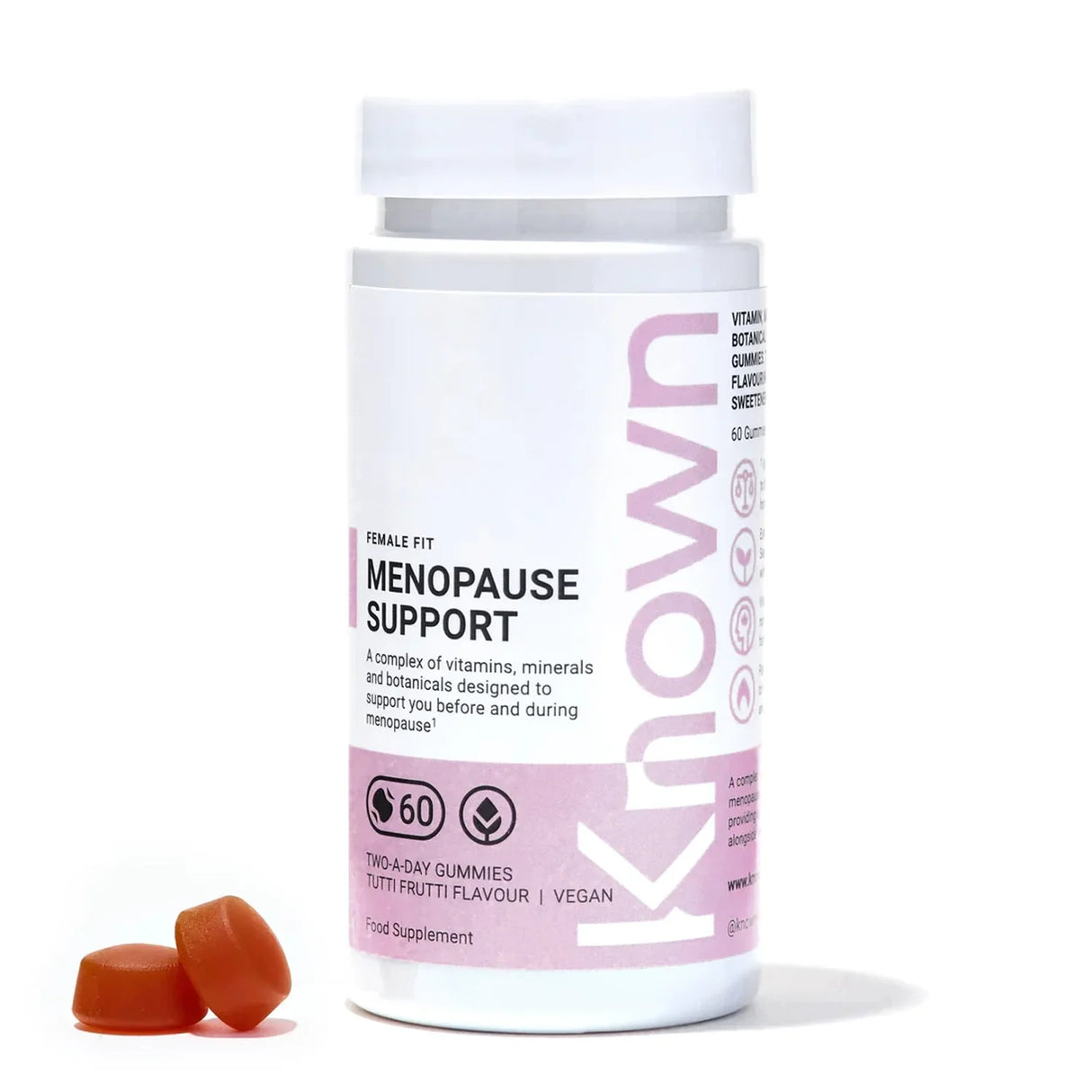 Known Menopause Support Vegan Gummy Supplements x 60