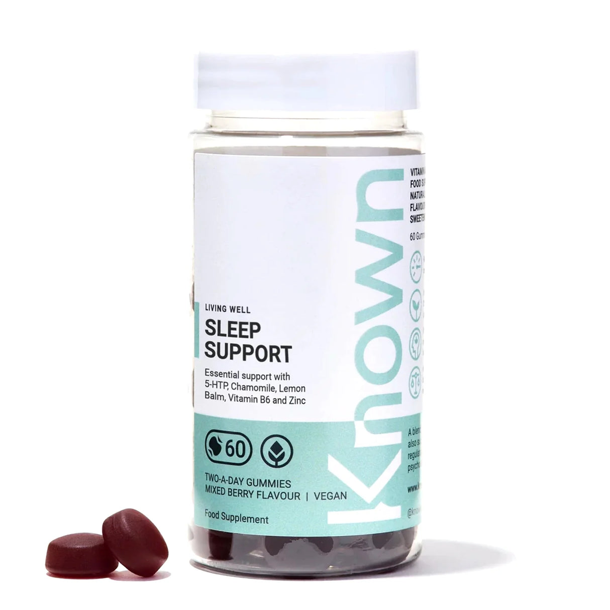 Known Sleep Support Vegan Gummy Supplements x 60