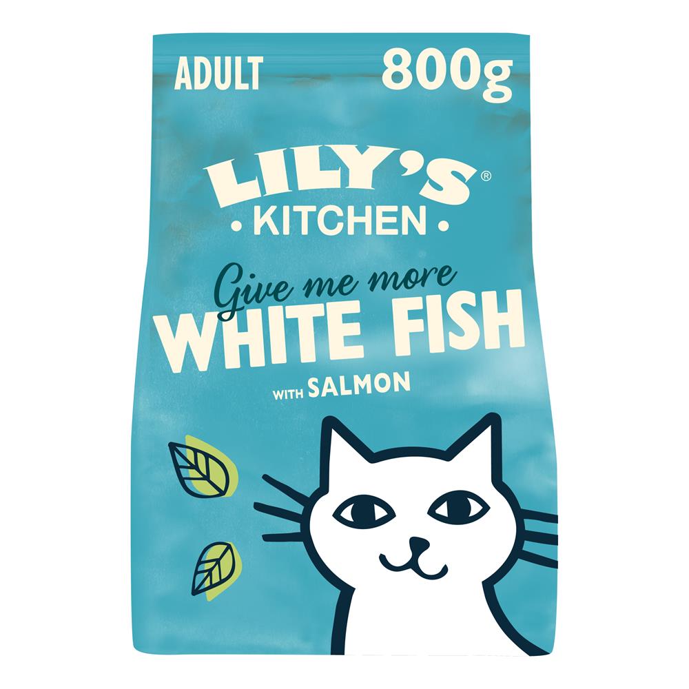 Lily's Kitchen - White Fish and Salmon Dry Foods for Cats