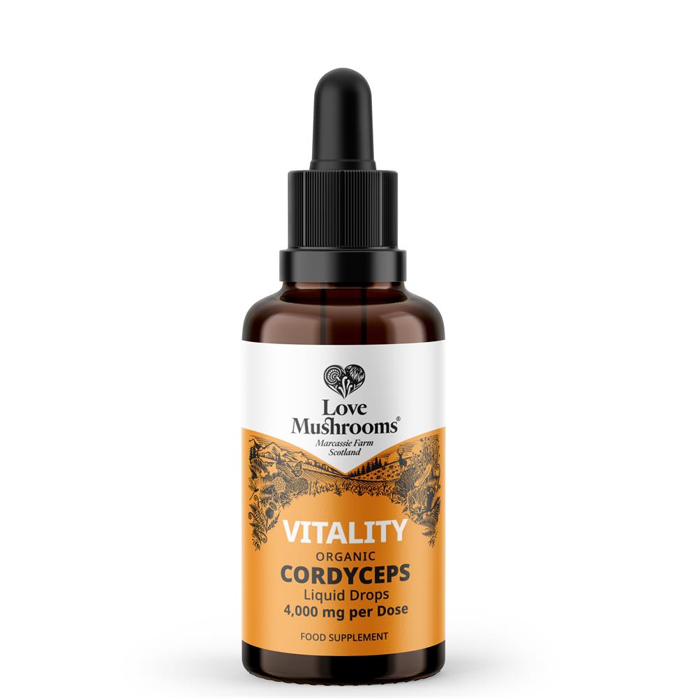 Love Mushrooms - Organic Cordyceps Liquid Drops 50ml