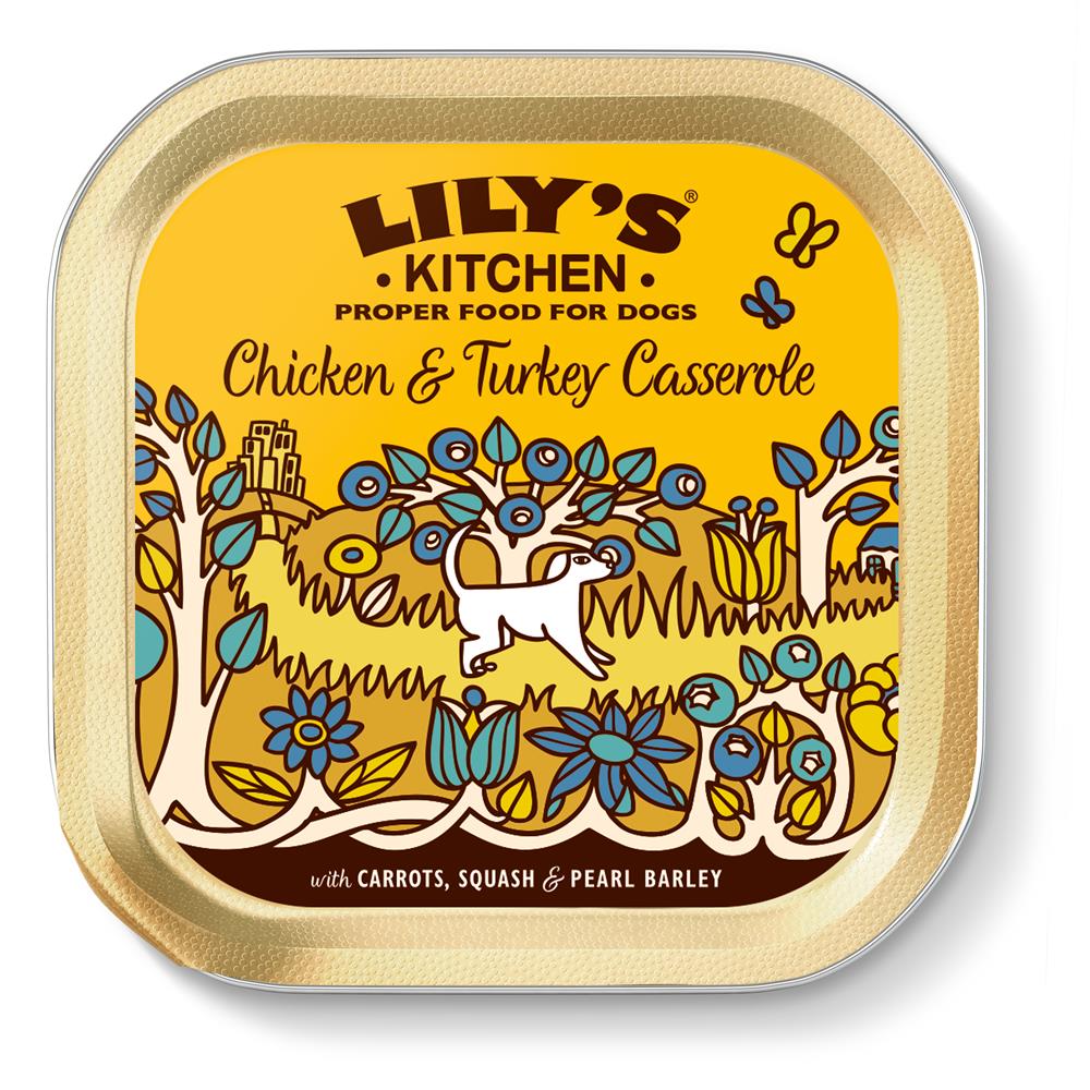 Lily's Kitchen - Chicken & Turkey Casserole Tray