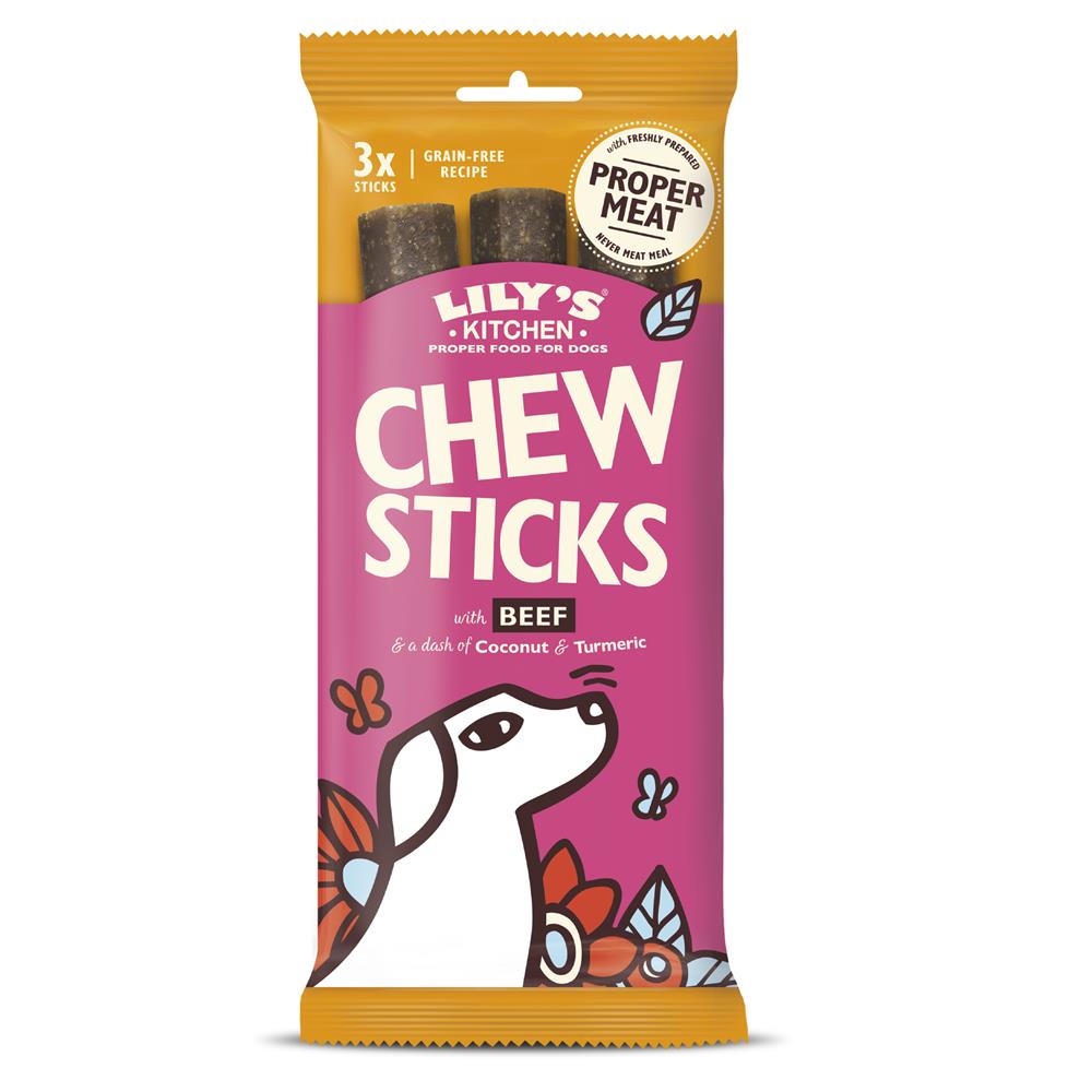 Lily's Kitchen - Dog Chew Sticks with Beef Potato Coconut & Turmeric