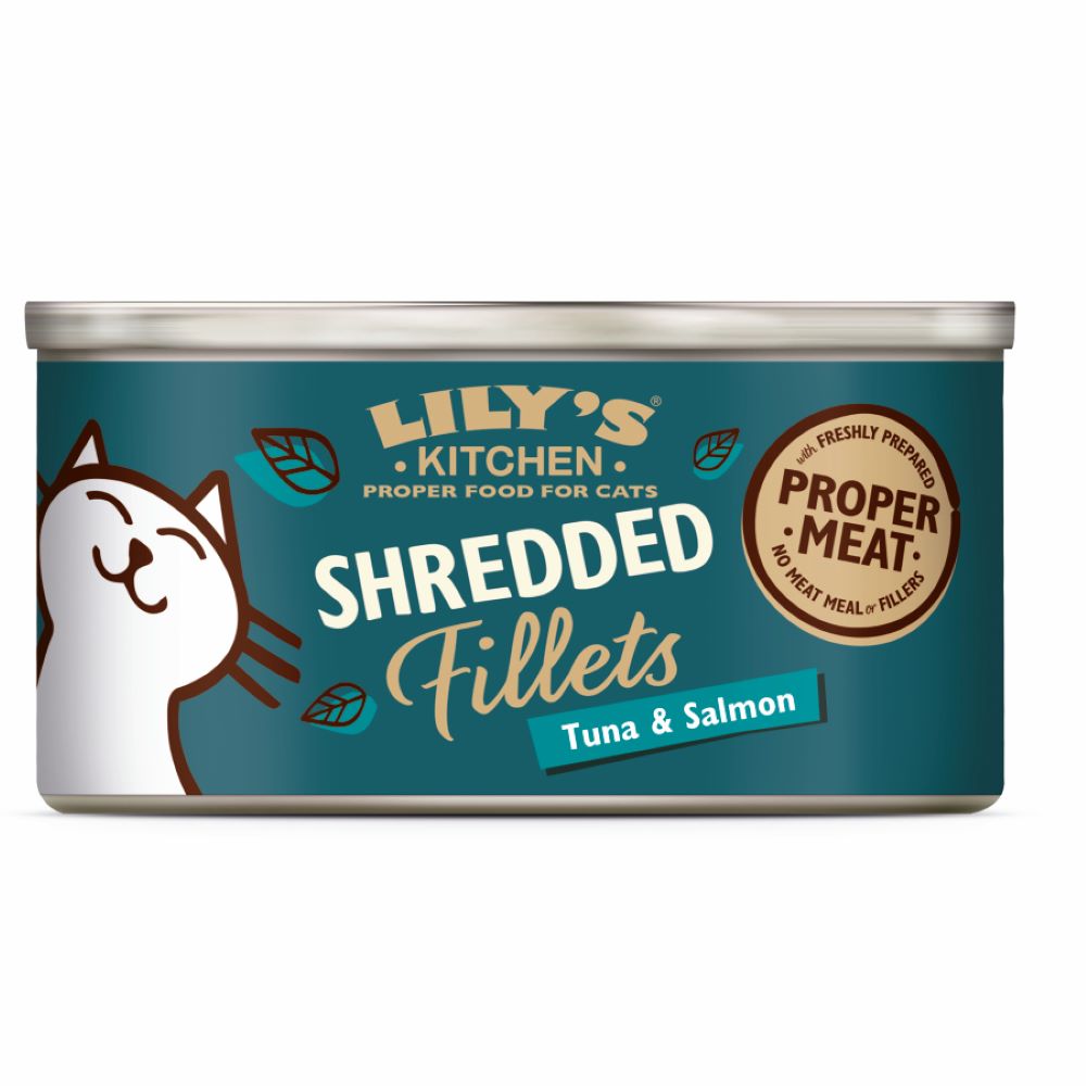 Lily's Kitchen - Shredded Fillets Tuna & Salmon Cat Wet Food