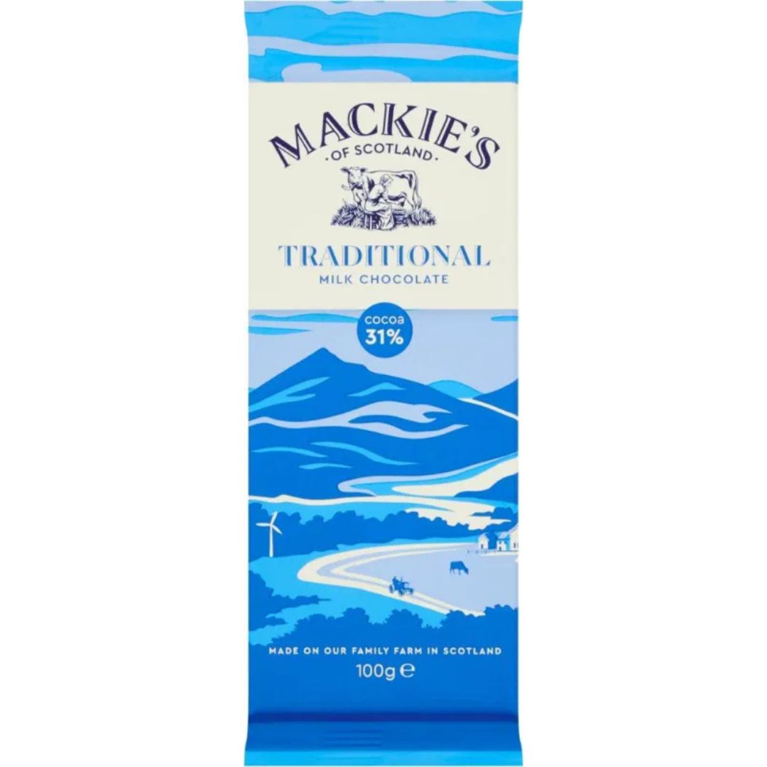 Mackies - Traditional Milk Chocolate Bar 100g