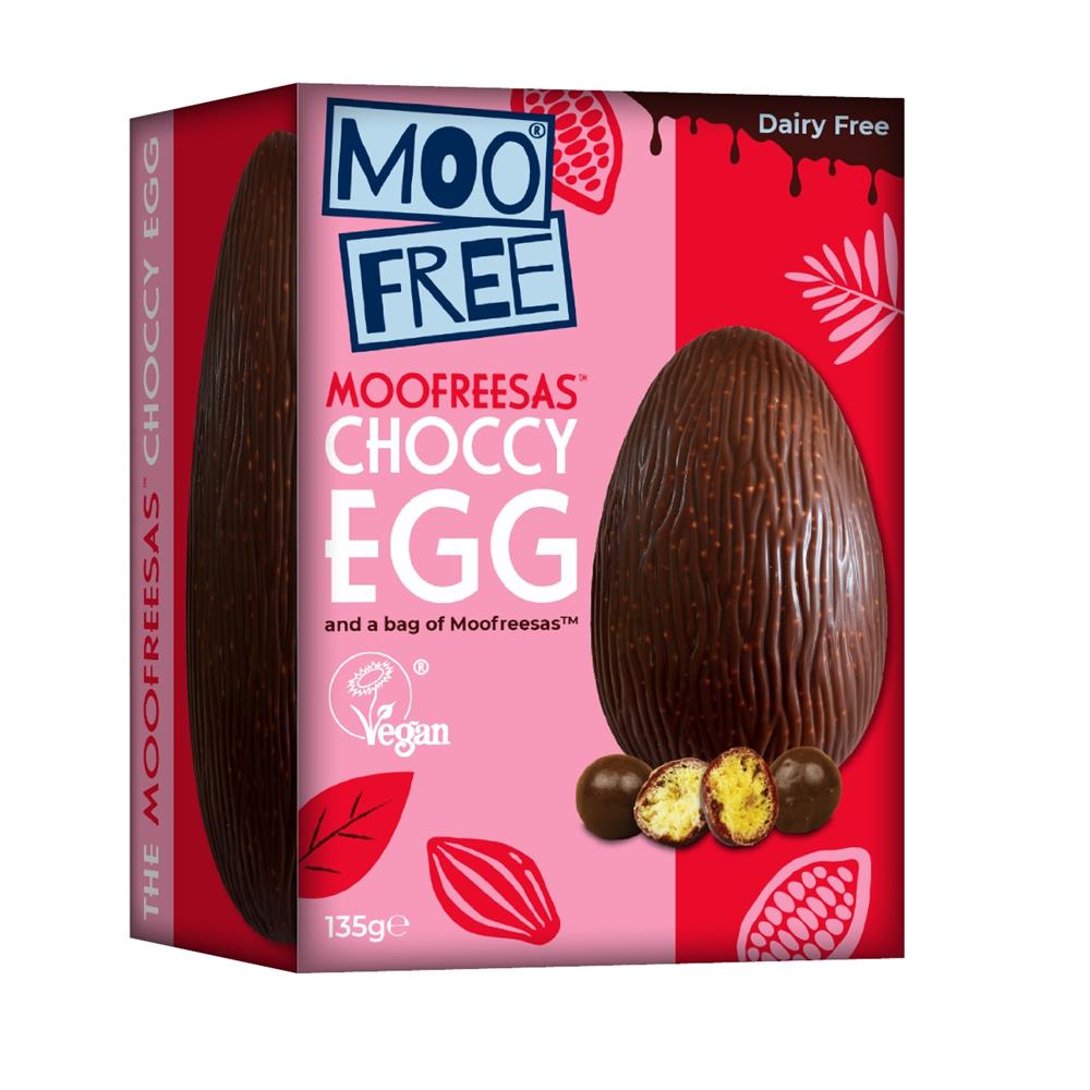 Moo Free Choccy Egg with Bag of Moofreesas