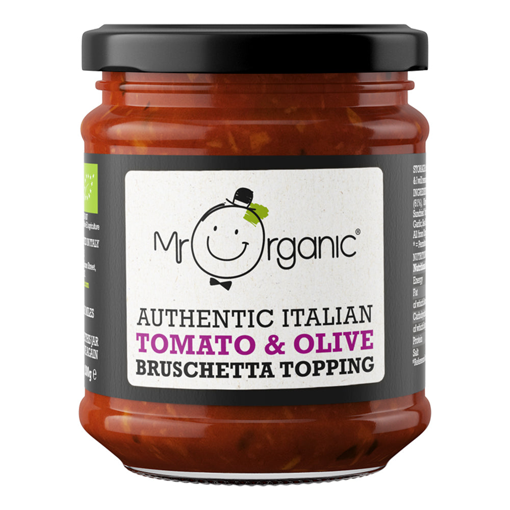 Mr Organic Tomato & Olive Bruschetta Topping